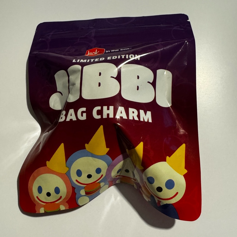 Jack in the box LIMITED EDITION jibbi bag charm - unopen
